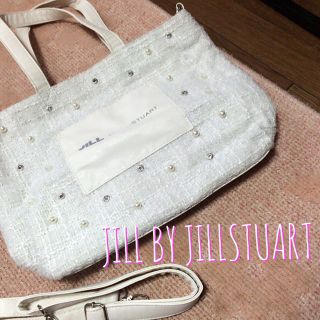 ジルバイジルスチュアート(JILL by JILLSTUART)のジルバイ♡パールスタッズトートバッグ(トートバッグ)