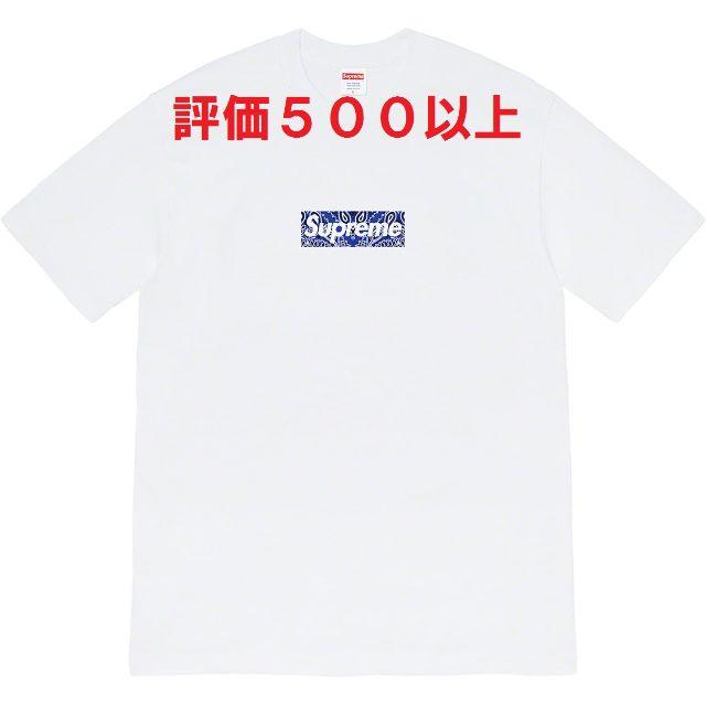 Bandana Box Logo Tee 白 XLWhiteサイズ