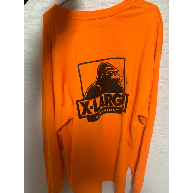 XLARGE(エクストララージ)のxlarge オレンジ Tシャツ 明日まで出品 メンズのトップス(Tシャツ/カットソー(七分/長袖))の商品写真