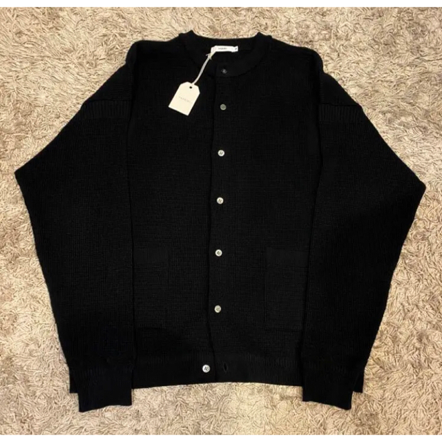 COMOLI(コモリ)のYASHIKI【19AW】Komogake Cardigan(BLACK) メンズのトップス(カーディガン)の商品写真