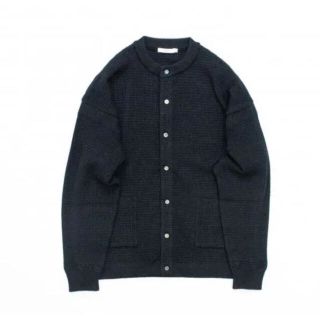 コモリ(COMOLI)のYASHIKI【19AW】Komogake Cardigan(BLACK)(カーディガン)