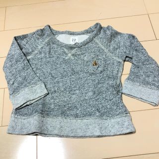 ベビーギャップ(babyGAP)の(380) くま ワンポイント トレーナー 18m-24m(Tシャツ/カットソー)