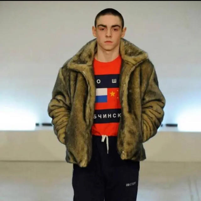 メンズレア！ゴーシャラブチンスキー　gosha rubchinskiy ファーブルゾン