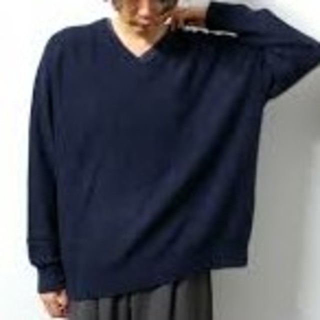 URU V NECK OVER KNIT