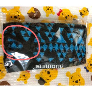 シマノ(SHIMANO)のＳＨＩＭＡＮＯ シマノ   ハンドタオル　カラビナ付き　非売品(ウエア)