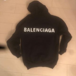 バレンシアガ(Balenciaga)のバレンシア　フード　トレーナー　パーカー(パーカー)