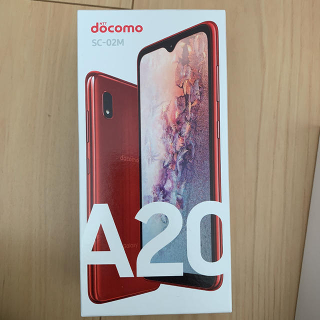 数量限定特価即納可能 Galaxy A20 レッド 32 GB docomo sc-02m