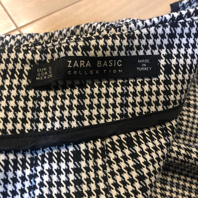 ZARA(ザラ)のZARA ジッパー付きチェックスカート レディースのスカート(ひざ丈スカート)の商品写真