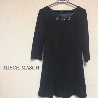 ミッシュマッシュ(MISCH MASCH)の【MISCH MASCH】ビジューワンピース(ひざ丈ワンピース)