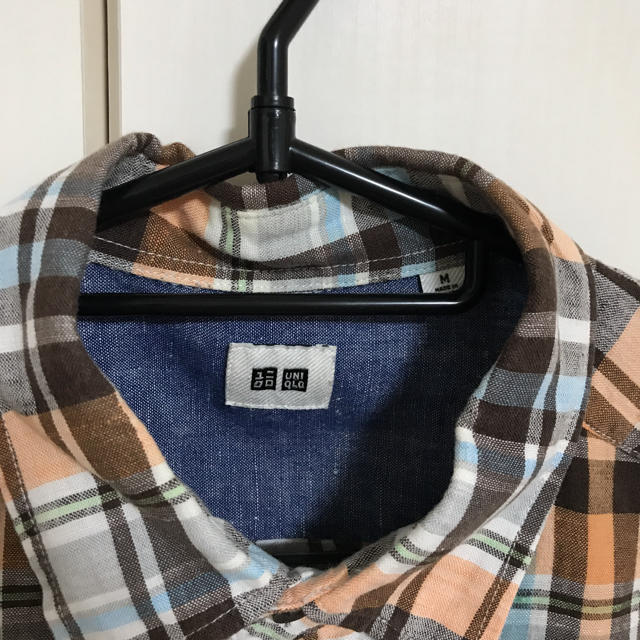 UNIQLO(ユニクロ)のユニクロ 七分袖 チェックシャツ M メンズのトップス(シャツ)の商品写真