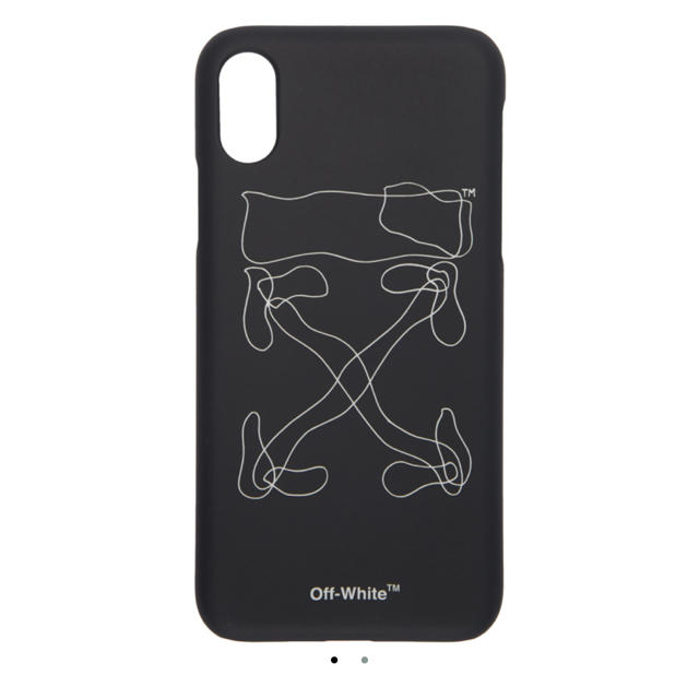 Off-White ブラック アブストラクト アロー iPhone X ケース