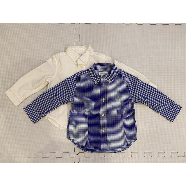 Ralph Lauren(ラルフローレン)の美品　ラルフローレン  18M シャツ2枚セット キッズ/ベビー/マタニティのベビー服(~85cm)(シャツ/カットソー)の商品写真