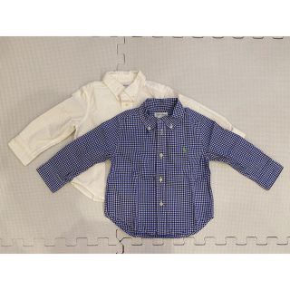 ラルフローレン(Ralph Lauren)の美品　ラルフローレン  18M シャツ2枚セット(シャツ/カットソー)