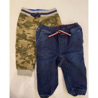 トミーヒルフィガー(TOMMY HILFIGER)の美品　新品　TOMMY HILFIGER トミー　パンツ　12M 2点セット　(パンツ)