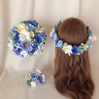 オーダー♡ブーケ 花かんむり ヘッドピース(ブーケ)