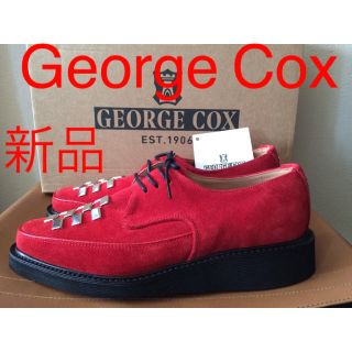 ジョージコックス(GEORGE COX)の新品定価6.5万程 ジョージ コックス スタッズ ダービーシューズ 革靴(その他)