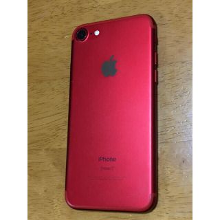 アップル(Apple)のiPhone7 128GB   RED Special  SIMフリー(スマートフォン本体)