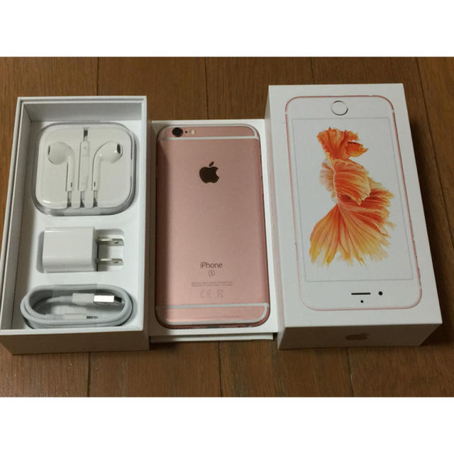 Apple(アップル)のSIMロック解除済 iPhone6s 32GB ローズゴールド SIMフリー スマホ/家電/カメラのスマートフォン/携帯電話(スマートフォン本体)の商品写真