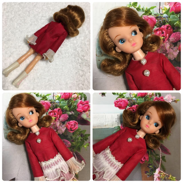 ゆきだるま様専用予約品　希少 当時物 1969年 初代リカちゃん   ハンドメイドのぬいぐるみ/人形(人形)の商品写真