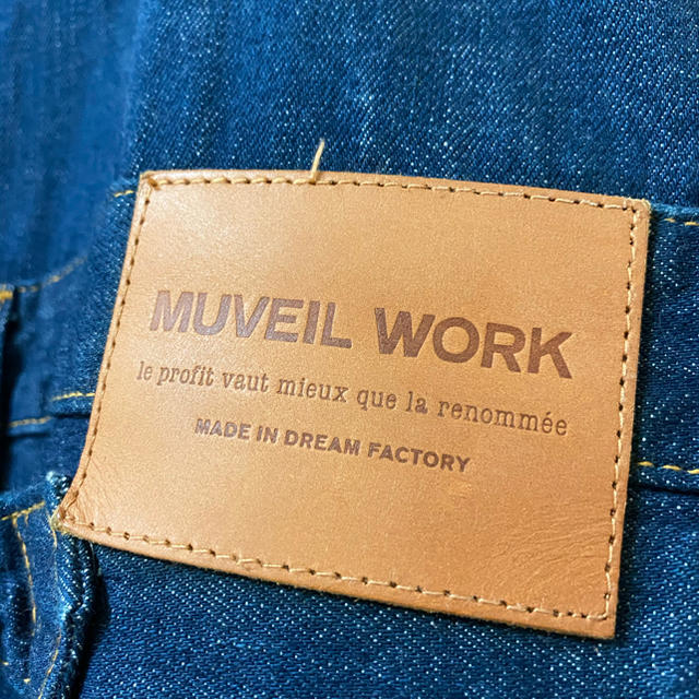 MUVEIL WORK(ミュベールワーク)のMUVEIL WORK ミュベールワーク　デニム オーバーオール　サイズ 38 レディースのパンツ(サロペット/オーバーオール)の商品写真