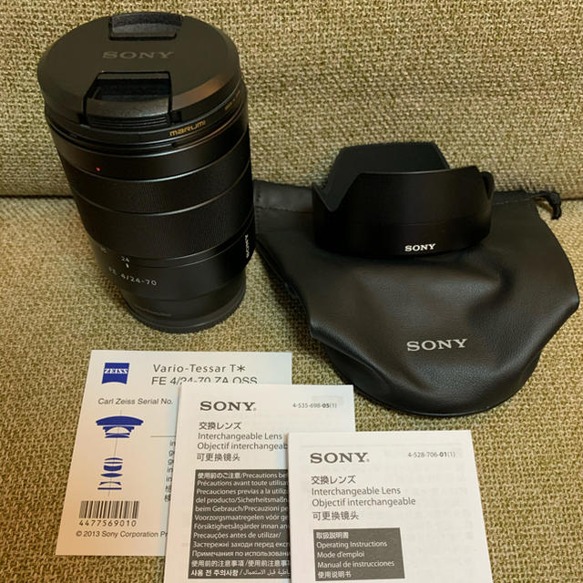 SONY(ソニー)の売り切り！極美品！SEL2470Z SONY ズームレンズ ZEISS スマホ/家電/カメラのカメラ(レンズ(ズーム))の商品写真