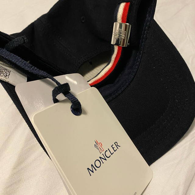 新品 アウトレット　2020SS MONCLER ロゴ キャップ ネイビー 2