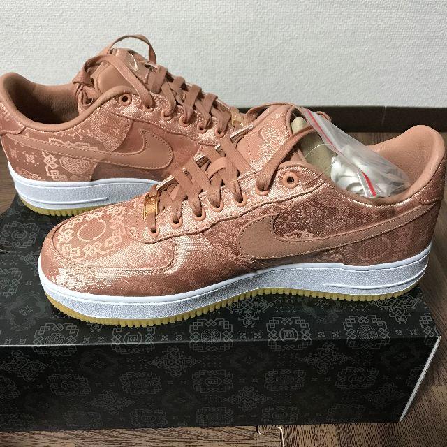 Nike CLOT AIR FORCE 1 PRM ROSE GOLD SILK