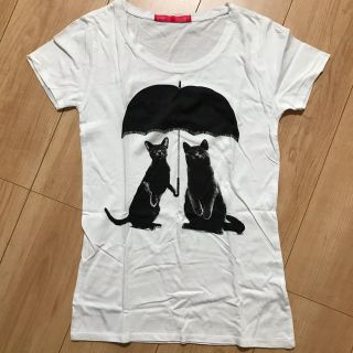 グラニフ(Graniph)のgraniph レディースTシャツ　Sサイズ　猫(Tシャツ(半袖/袖なし))