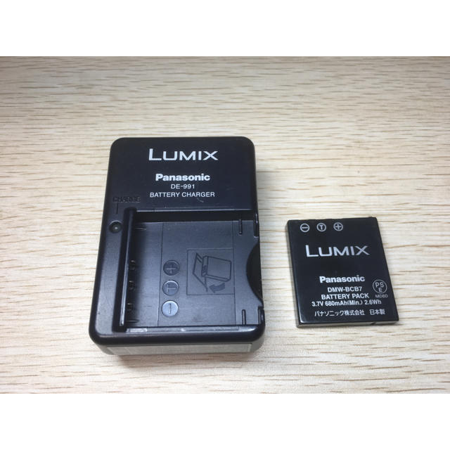 Panasonic - パナソニック LUMIX 充電器 DE-991A バッテリー DMW-BCB7の通販 by nov1's shop｜パナソニック ならラクマ