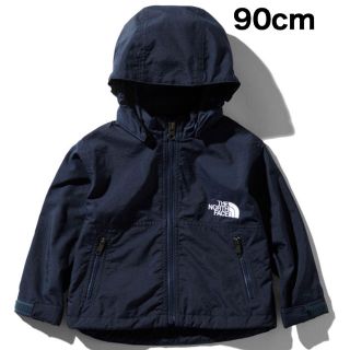 ザノースフェイス(THE NORTH FACE)の新品 ノースフェイス ベビー コンパクトジャケット ネイビー 90cm(ジャケット/上着)