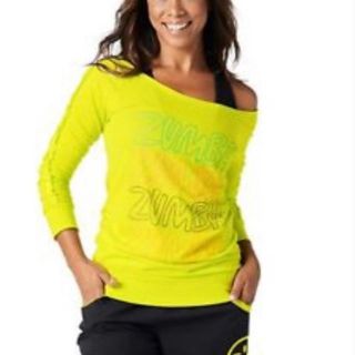 ズンバ(Zumba)の値下げ❗️Zumba fitness print T/ズンバ 長そでT XS(トレーニング用品)