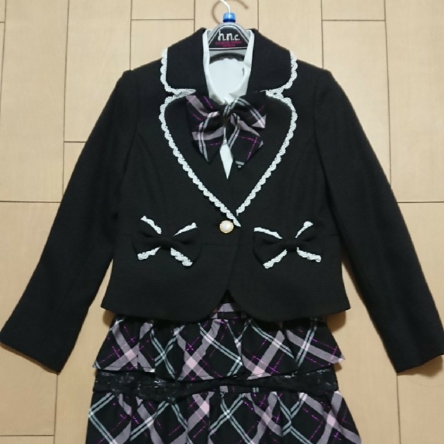 HIROMICHI NAKANO(ヒロミチナカノ)の女の子 フォーマル スーツ 130cm キッズ/ベビー/マタニティのキッズ服女の子用(90cm~)(ドレス/フォーマル)の商品写真