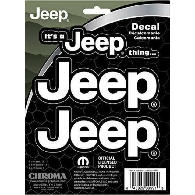 Jeep(ジープ)のジープ　ステッカー　It`s a Jeep thing ラングラー　チェロキー 自動車/バイクの自動車(車外アクセサリ)の商品写真