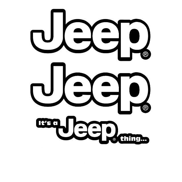 Jeep(ジープ)のジープ　ステッカー　It`s a Jeep thing ラングラー　チェロキー 自動車/バイクの自動車(車外アクセサリ)の商品写真