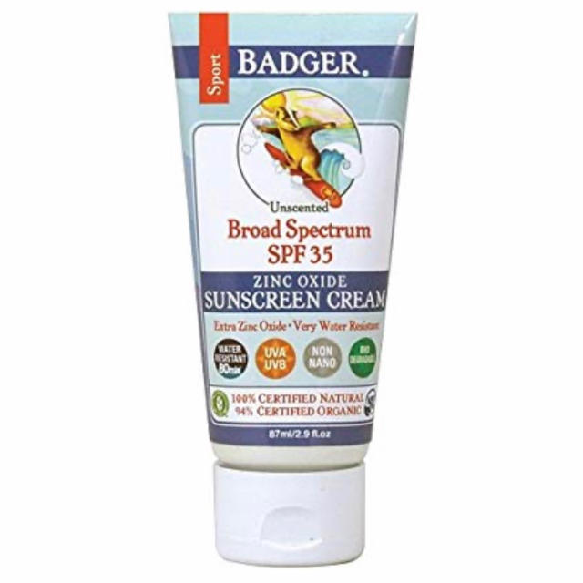 Badger(バジャー)のBadger バジャー スポーツ用日焼け止め SPF35 無香料 87ml コスメ/美容のボディケア(日焼け止め/サンオイル)の商品写真