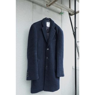 ビームス(BEAMS)のB:MING by BEAMS ビームス　毛素材チェスターコート　ネイビー(チェスターコート)