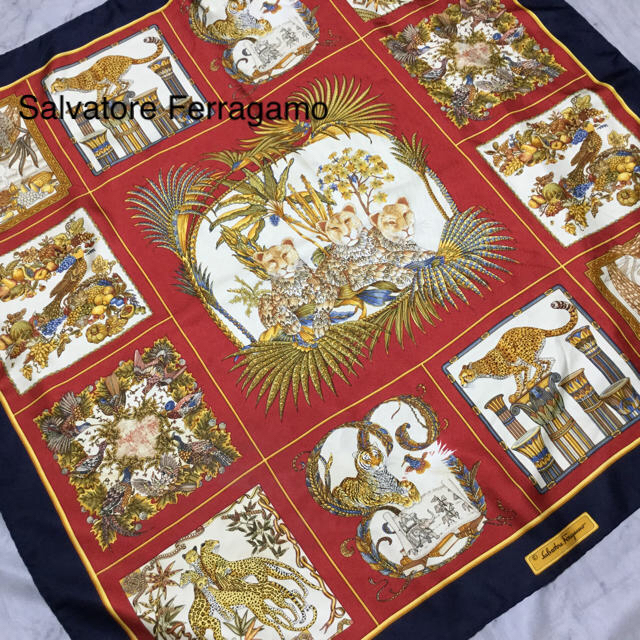 Salvatore Ferragamo(サルヴァトーレフェラガモ)のサルヴァトーレフェラガモ(Salvatore Ferragamo) スカーフ✨✨ レディースのファッション小物(バンダナ/スカーフ)の商品写真