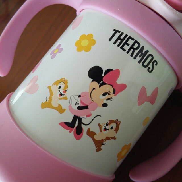 THERMOS(サーモス)のTHERMOSストローマグ(ミニー)とPjgeonのmagmagのセット キッズ/ベビー/マタニティの授乳/お食事用品(水筒)の商品写真