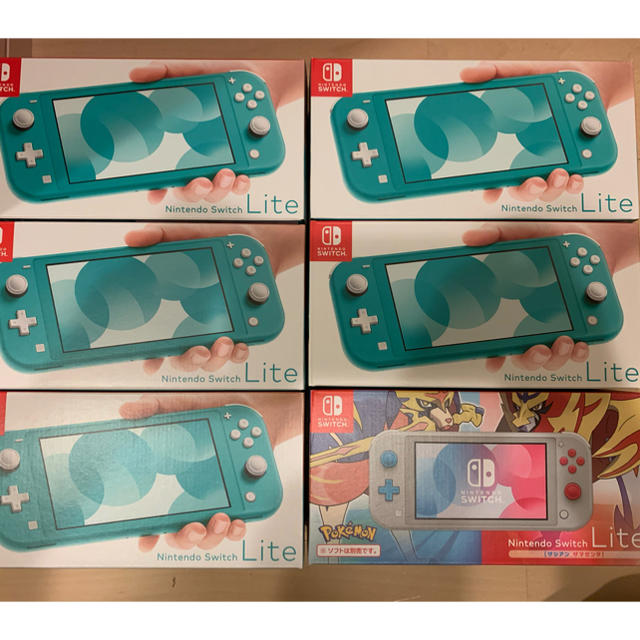 今年も話題の 任天堂 - 任天堂switch lite 6台まとめ売り 携帯用ゲーム