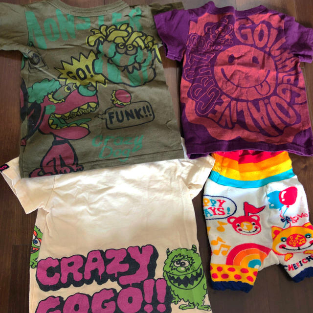 Crazy gogo!!クレイジーゴーゴーTシャツ&パンツ キッズ/ベビー/マタニティのキッズ服男の子用(90cm~)(Tシャツ/カットソー)の商品写真