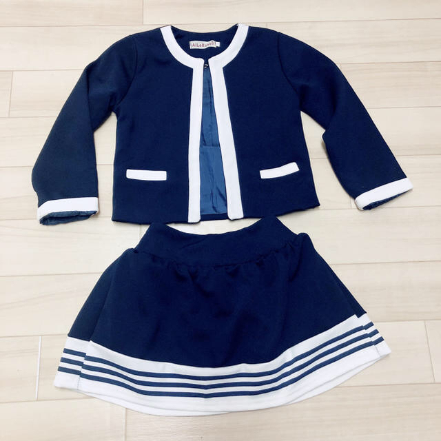 フォーマル セットアップ　120サイズ キッズ/ベビー/マタニティのキッズ服女の子用(90cm~)(ドレス/フォーマル)の商品写真