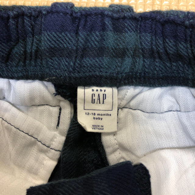 babyGAP(ベビーギャップ)のbaby GAP チェックパンツ キッズ/ベビー/マタニティのベビー服(~85cm)(パンツ)の商品写真