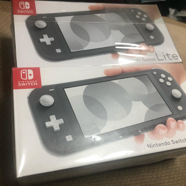 家庭用ゲーム機本体NINTENDO SWITCH LITE グレー　2台