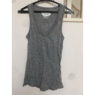 ザラ(ZARA)のzara タンクトップ  S グレー(タンクトップ)