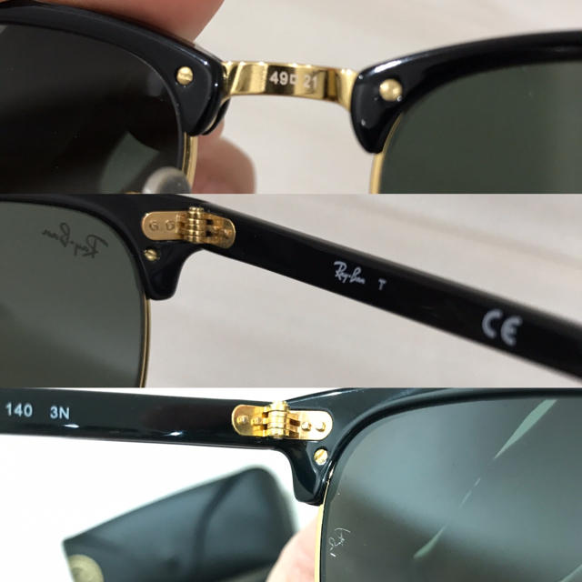 Ray-Ban CLUBMASTER 49×21 3