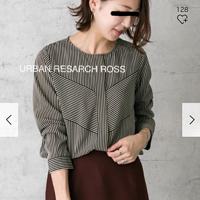 URBAN RESEARCH ROSSO(アーバンリサーチロッソ)のURBANRESARCH ROSS＊ランダムストライプブラウス レディースのトップス(シャツ/ブラウス(長袖/七分))の商品写真