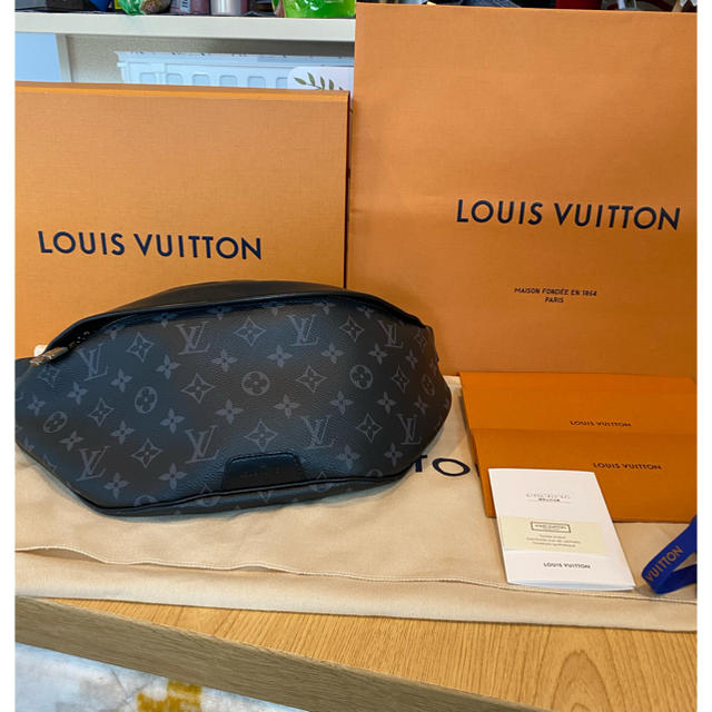 LOUISVUITTON ルイヴィトン ディスカバリー バムバッグ　エクリプス牛革ライニング