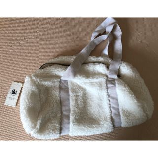 プチバトー(PETIT BATEAU)のプチバトー　モコモコ鞄(マザーズバッグ)