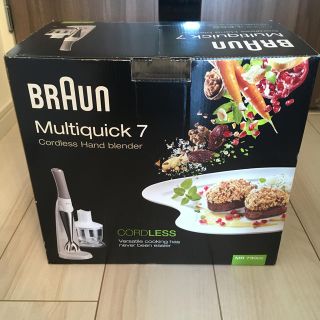 ブラウン(BRAUN)のBRAUN multiquick 7(コードレス)(調理道具/製菓道具)