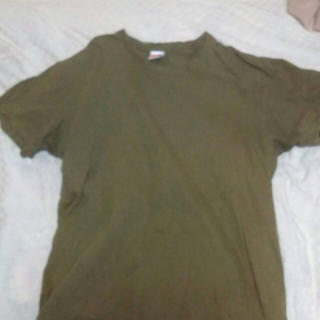 エドウィン(EDWIN)のTシャツ エドウィン 半袖 Lサイズ 緑色 グリーン Vネック(Tシャツ/カットソー(半袖/袖なし))
